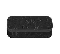 HDSKFNS Black Shimmering Print Pencil Case-Pencil Bag Artists' Pens,Pencils Marker Box Large Capacity Perfect Work Travel