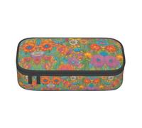 HDSKFNS Bright Color 1 Print Pencil Case-Pencil Bag Artists' Pens,Pencils Marker Box Large Capacity Perfect Work Travel