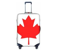 HDSKFNS Canadian Flag Print Suitcase Covers For Luggage Suitcase Cover Travel Luggage Cover Fits 18-32 Inch Suitcases, White, M