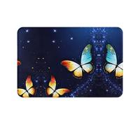 HDSKFNS Cute Butterfly Print Door Mat,Entrance Mat Welcome Floor Mats for Porch Bathroom Laundry Room Decor Floor Rug