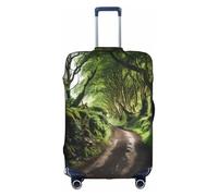 HDSKFNS Dark Hedges Northern Ireland Print Suitcase Covers For Luggage Suitcase Cover Travel Luggage Cover Fits 18-32 Inch Suitcases, White, XL