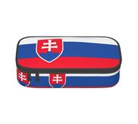 HDSKFNS Flag Of Slovakia Print Pencil Case-Pencil Bag Artists' Pens,Pencils Marker Box Large Capacity Perfect Work Travel