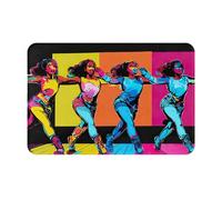 HDSKFNS Gymnastics Game Print Door Mat,Entrance Mat Welcome Floor Mats for Porch Bathroom Laundry Room Decor Floor Rug