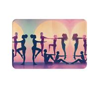 HDSKFNS Gymnastics Game Print Door Mat,Entrance Mat Welcome Floor Mats for Porch Bathroom Laundry Room Decor Floor Rug