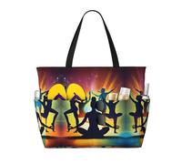 HDSKFNS Gymnastics Game Print Each Travel Bag Large Capacity Tote Bags Foldable Pool Bag Zipper Handbags Vacation