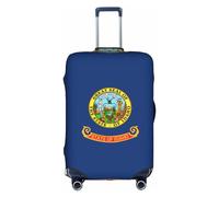 HDSKFNS Idaho State Flag Print Suitcase Covers For Luggage Suitcase Cover Travel Luggage Cover Fits 18-32 Inch Suitcases, White, M