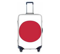 HDSKFNS Japanese Flag Print Suitcase Covers For Luggage Suitcase Cover Travel Luggage Cover Fits 18-32 Inch Suitcases, White, M