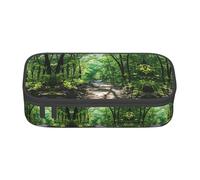 HDSKFNS Landscape Trees Print Pencil Case-Pencil Bag Artists' Pens,Pencils Marker Box Large Capacity Perfect Work Travel