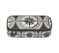 HDSKFNS Law Of The Compass Navigation 1 Print Pencil Case-Pencil Bag Artists' Pens,Pencils Marker Box Large Capacity Perfect Work Travel