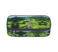 HDSKFNS Mountain Grass Print Pencil Case-Pencil Bag Artists' Pens,Pencils Marker Box Large Capacity Perfect Work Travel