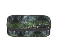 HDSKFNS Mountain Landscape Print Pencil Case-Pencil Bag Artists' Pens,Pencils Marker Box Large Capacity Perfect Work Travel
