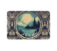 HDSKFNS Not All Who Wander are Lost 1 Print Door Mat,Entrance Mat Welcome Floor Mats for Porch Bathroom Laundry Room Decor Floor Rug