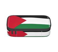 HDSKFNS Palestine Flag Print Pencil Case-Pencil Bag Artists' Pens,Pencils Marker Box Large Capacity Perfect Work Travel