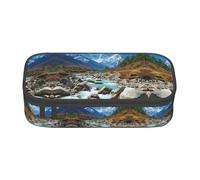 HDSKFNS Snow Mountain Print Pencil Case-Pencil Bag Artists' Pens,Pencils Marker Box Large Capacity Perfect Work Travel