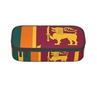 HDSKFNS Sri Lanka Flag Print Pencil Case-Pencil Bag Artists' Pens,Pencils Marker Box Large Capacity Perfect Work Travel