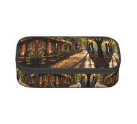 HDSKFNS Street In Paris Town Print Pencil Case-Pencil Bag Artists' Pens,Pencils Marker Box Large Capacity Perfect Work Travel