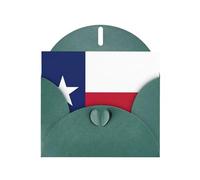 HDSKFNS Texas State Flag Print Greeting Cards 6x4 Inch Pearl Paper Cards With Envelopes,For Birthday Wedding Sympathy
