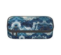 HDSKFNS Within The Tides Print Pencil Case-Pencil Bag Artists' Pens,Pencils Marker Box Large Capacity Perfect Work Travel