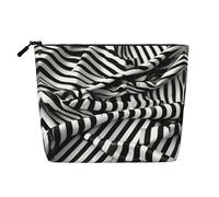 HDSKFNS Zebra-Like Print Print Cosmetic Bag Makeup Bag For Women Travel Makeup Bag With Zipper Ideal For Daily Use Travel