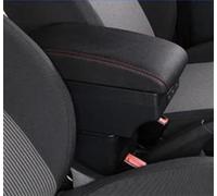 HDSNWG Armrest Box Center Console Storage Case Modification Accessories With Cup Holder USB Port For Fiat 500(C-Black red line)