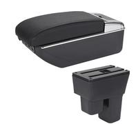 HDSNWG Car Armrest Box 2008 2009 2010 2011 2012 2013 Arm Storage Box Car Accessories For Fit ForJazz 2(A2 Black line 7USB)