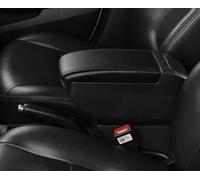 HDSNWG Car Armrest Special Storage Box Modification Parts For Polo Mk4 For Vivo 2002 2003 2004 2005 2006 2007 2008 2009(H AIl Black 4 USB)