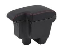 HDSNWG Car Armrest Special Storage Box Modified Parts For Car Armrests For Yaris For Elegant 2021 2022(A1 Black red leather)