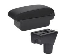 HDSNWG Car Armrest Special Storage Box Modified Parts For March For Micra K13 For Sunny 2010-2022(C2 Black line NO USB)