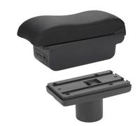 HDSNWG Car Interior Accessories Center Console Storage Box Multi-function Armrest Storage Box For Ibiza 6j 6L(B2 Black line 3USB)