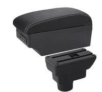 HDSNWG Car Interior Accessories Center Console Storage Box Multifunctional Armrest Storage Box For Corsa D(A3 Black white 7USB)