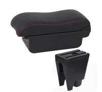 HDSNWG Car Interior Accessories Center Console Storage Box Multifunctional Armrest Storage Box For Etios For Aygo BJ(B1 red line 3USB)