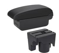 HDSNWG Car Modified Interior Accessories Car Seat Armrest Box Storage Box For Golf 6 5 Mk6 MK5 For Jetta 5 For Sagitar(B3 Black white 3USB)