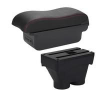 HDSNWG Center Console Armrest Storage Box Car Interior Parts Modification Accessories For Peugeot 208 2012-2018(B1 Black red 3USB)