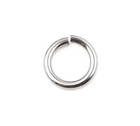 HDSupplies 100 Pieces - 304 Stainless Steel Jump Rings - 10mm - 14 Gauge (1.6mm Thickness)