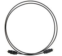 HDSupply TC010-010 Toslink S/PDIF Audio Cable, Optical Fibre Optic Connector/Male, Diameter 2.2 mm, 1.00 m, Black