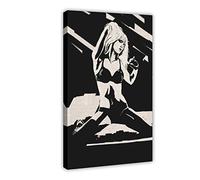 HDTS Movie Sin City 1 Canvas Poster Wall Art Decor Print Picture Paintings for Living Room Bedroom Decoration Frame: 12x18inch(30x45cm)