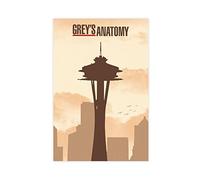 HDTS Series Greys Anatomy Vintage Canvas Poster Bedroom Decor Sports Landscape Office Room Decor Gift Unframe: 12x18inch(30x45cm)