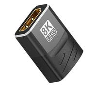 HDTV Compatible to Dual Display Adapter 8K60Hz Hearing Video Converter Reliable Connection HDTV Compatible Splitter