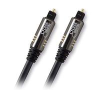 HdtvHookup 6 Ft. Toslink Glass Digital Audio Constructed from 280 Individual Strands of Glass ensures The Least Signal Loss