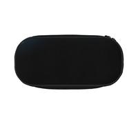 HDTVTV Abstract Blue Free Neon Light Music Notes Pencil Pouch Pen Case Portable Pencil Bag with Zipper Cosmetic Pouch Bag