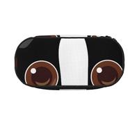 HDTVTV Boston Terrier Face Pencil Pouch Pen Case Portable Pencil Bag with Zipper Cosmetic Pouch Bag