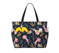 HDTVTV Cute Axolotls, Large Beach Bag Shoulder Bag For Women - Tote Bag Handbag With Handles