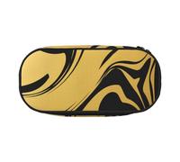 HDTVTV Marble Texture Copper Pencil Pouch Pen Case Portable Pencil Bag with Zipper Cosmetic Pouch Bag