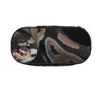 HDTVTV Python Snake Pencil Pouch Pen Case Portable Pencil Bag with Zipper Cosmetic Pouch Bag