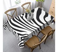 HDTVTV Rectangular Tablecloth, Washable, Suitable For Birthday Parties And Coffee Table Decoration, 35 X 55 Inches.Animal Zebra Skin Design
