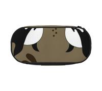 HDTVTV Sea Life Whale Funny Big Fish Animal Pencil Pouch Pen Case Portable Pencil Bag with Zipper Cosmetic Pouch Bag