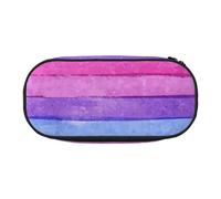 HDTVTV Watercolor Paint Bright Colors Line Artwork Pencil Pouch Pen Case Portable Pencil Bag with Zipper Cosmetic Pouch Bag