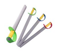 HDUBKHE 4 Pcs Foam-sword, Pirate-, Toy-, Pirate Swords, Swords Toy Set Cosplay Performance Proops for Pretend for Play Fake, Warrior Knight Weapo Set