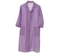 HDUK Ladies ¾ Length Sleeve Check Home/Work Overall Tabard Apron/Available in 6 Colours and in UK Sizes 8-10 up to 24-26 (UK 28/30 (XXXOS), Lilac)