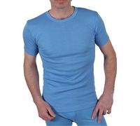 Mens Quality Thermal Short Sleeve Top / T-shirt / Underwear - Available in White / Blue / Charcoal and in Sizes Small / Medium / Large / X Large / XX Large (Large - To Fit Chest 41-43" (104-109 cms), Blue)
